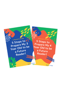 5 Steps to Prepare My 3 & 4 Year Old to Become a Future Reader - Complete Pack (E-Book)