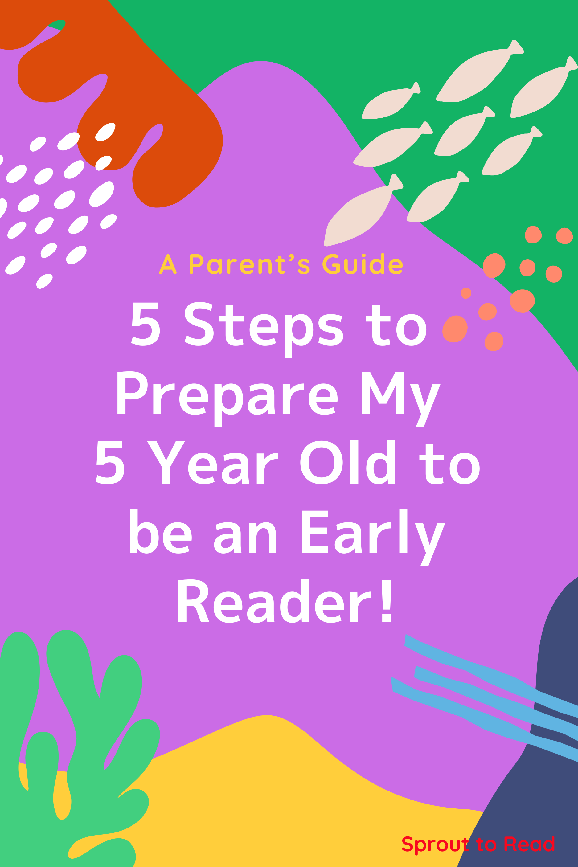 5 Steps to Prepare My 5 Year Old to be an Early Reader! (E-Book)