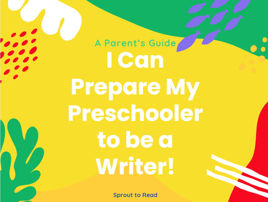 d. I Can Prepare My Preschooler to be a Writer! (E-Book)