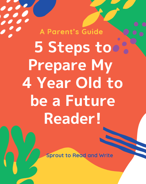 g. 5 Steps to Prepare My 4 Year Old to be a Future Reader! (E-Book)