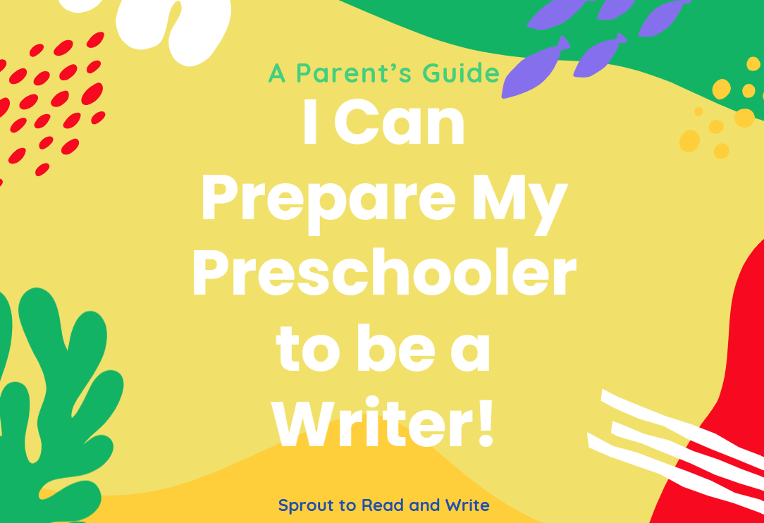 i. I Can Prepare My Preschooler to be a Writer! (E-Book)