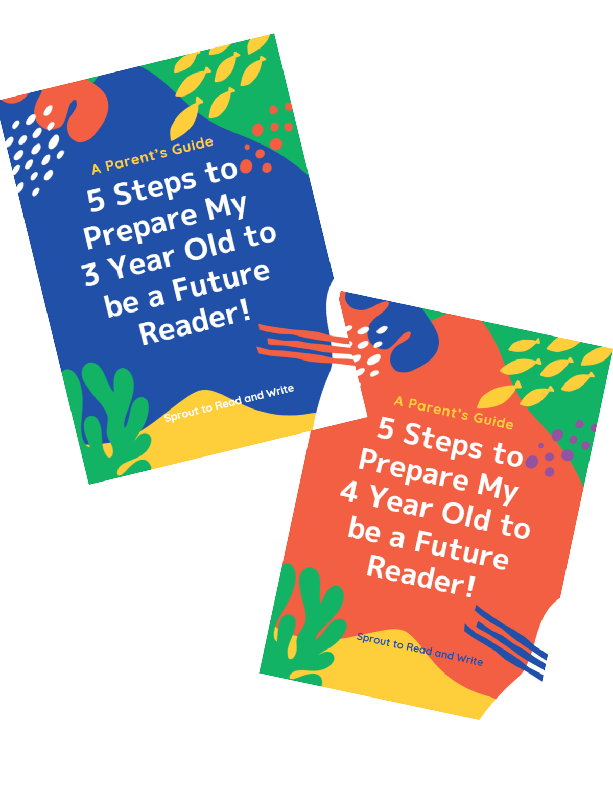 e. 5 Steps to Prepare My 3 & 4 Year Old to Become a Future Reader - Complete Pack (E-Books)